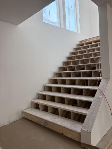 Extra wide staircase