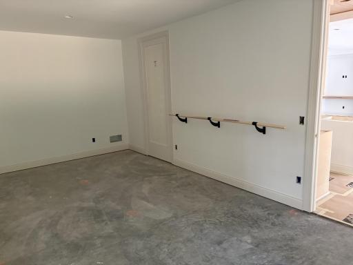 Large execise room connected to athletic court