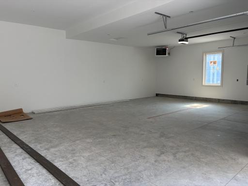 Heated 4-car garage