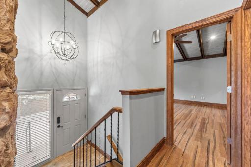 Vaulted ceilings spanning throughout main floor.