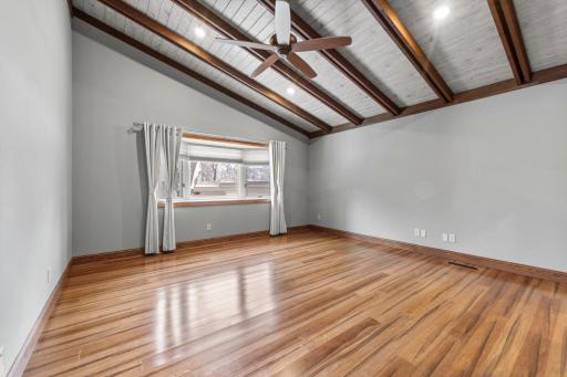 Spacious Primary retreat designed for comfort and relaxation.