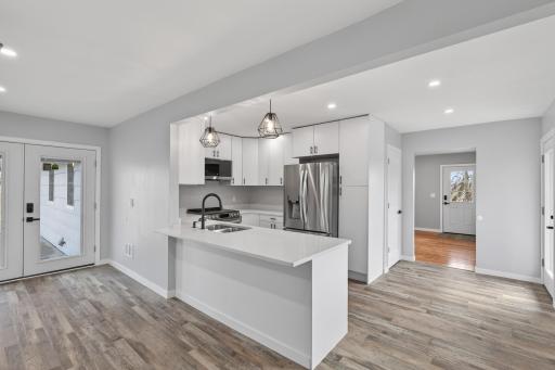 All new kitchen with top of the line appliances
