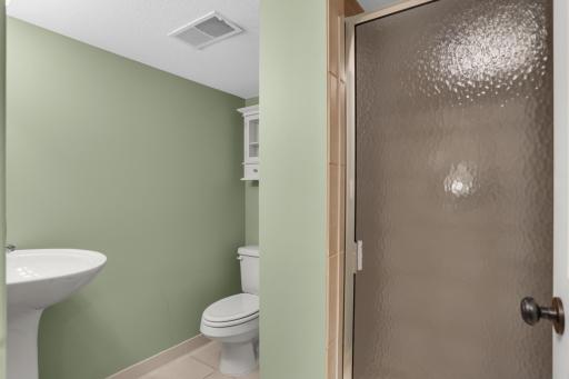 Another 3/4 bathroom completes the lower level