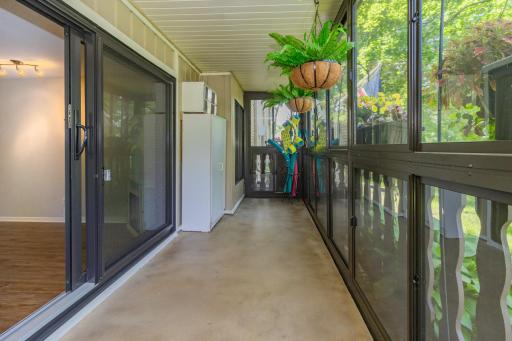 3 season Porch with room for water toys for the Beach or pool
