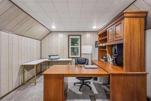 Second upper level bedroom currently being used as an office