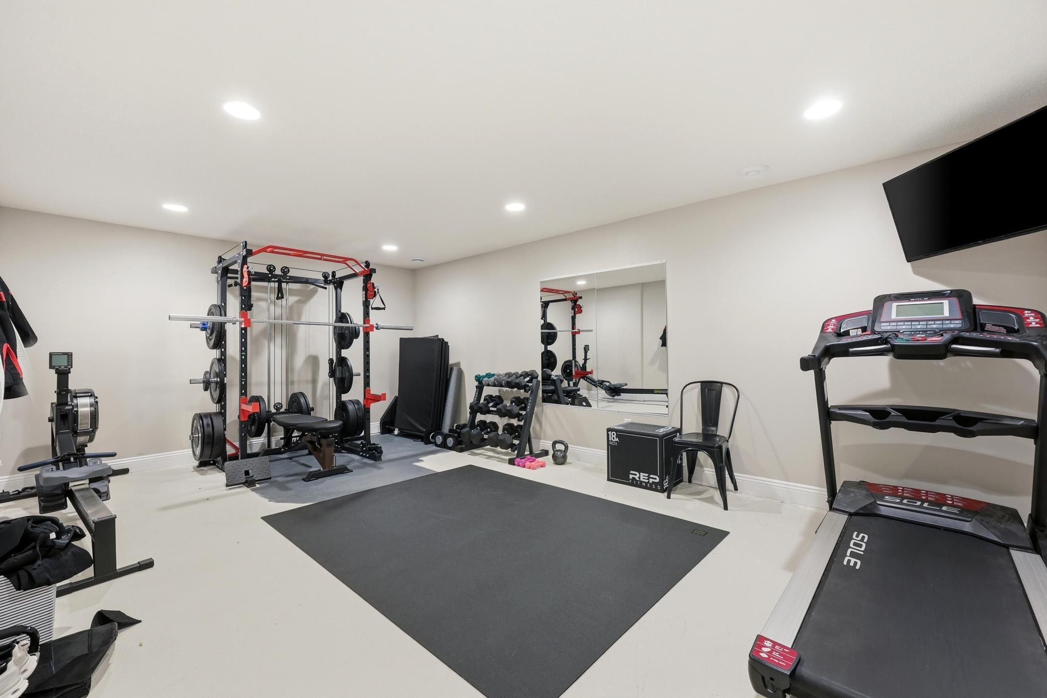 Exercise Area - Basement Level