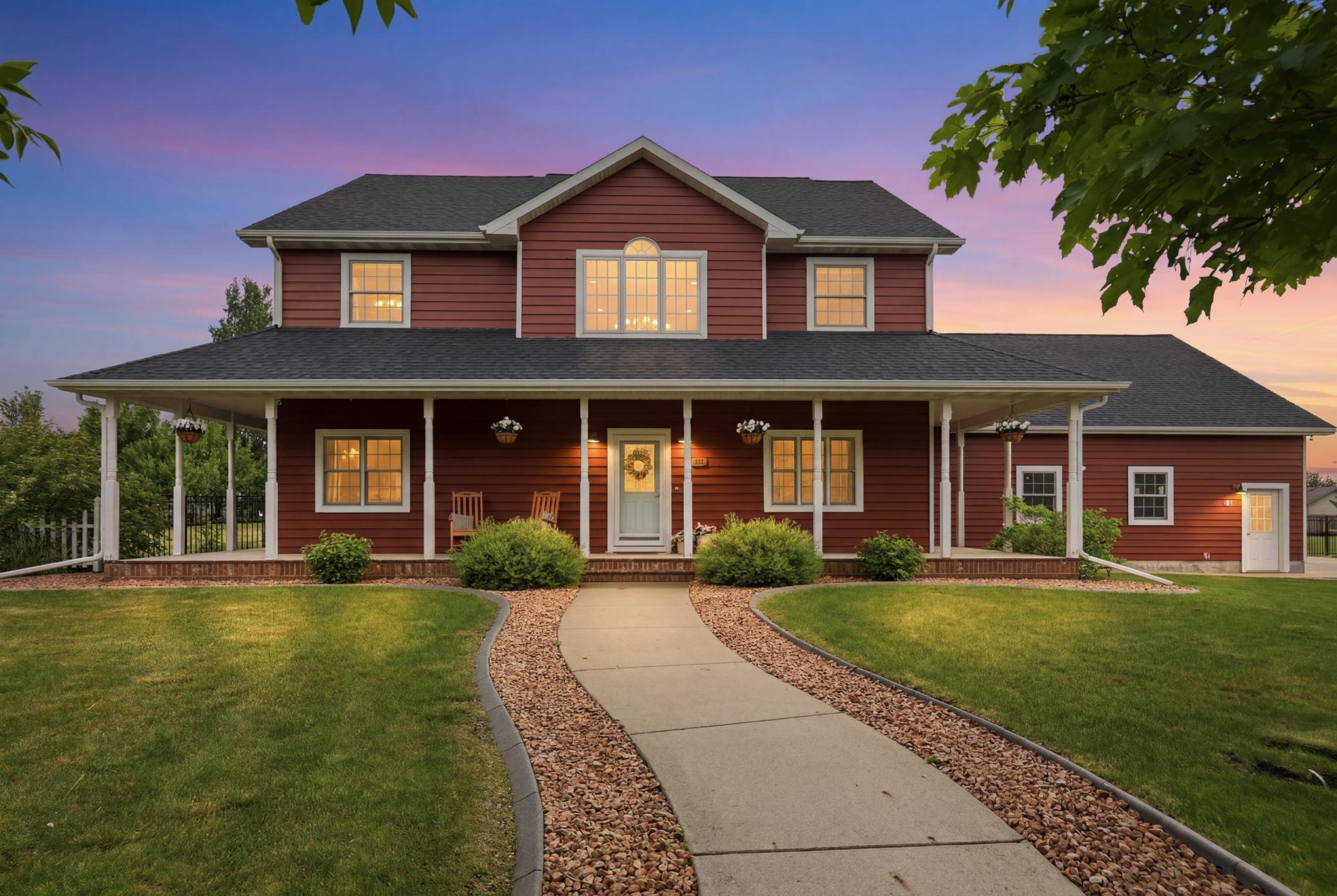Beautiful wrap around porch!