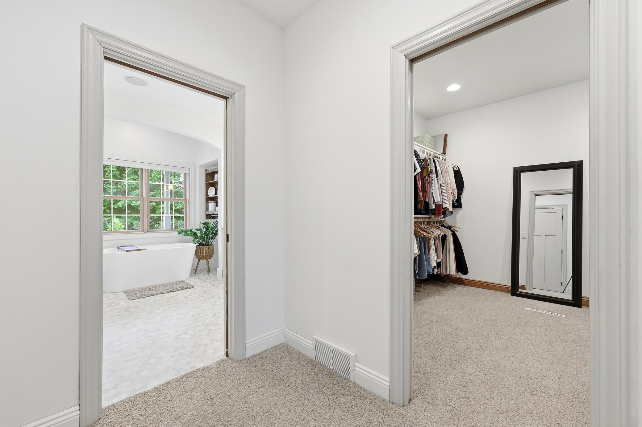 Primary Closet and Bath