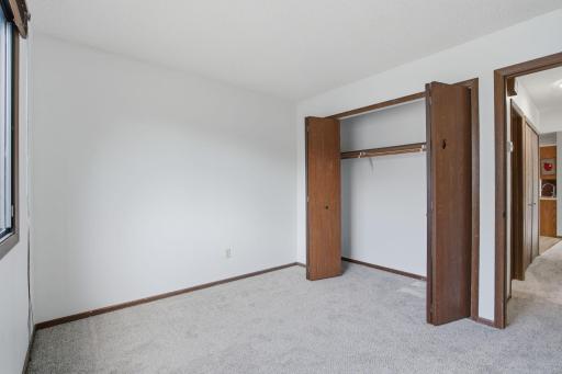 Bedroom 2 & closet (bigger than it looks)!