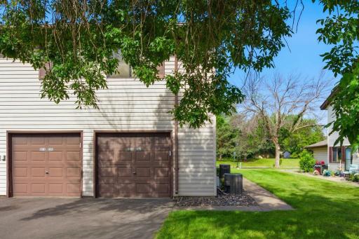 End unit townhome, slightly oversized one car garage.