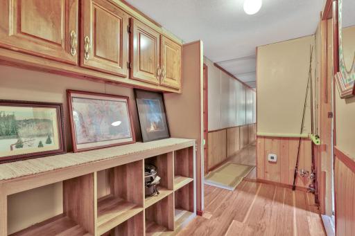 Washer/dryer hook-up area.