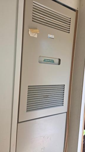 Forced air furnace and Central air.