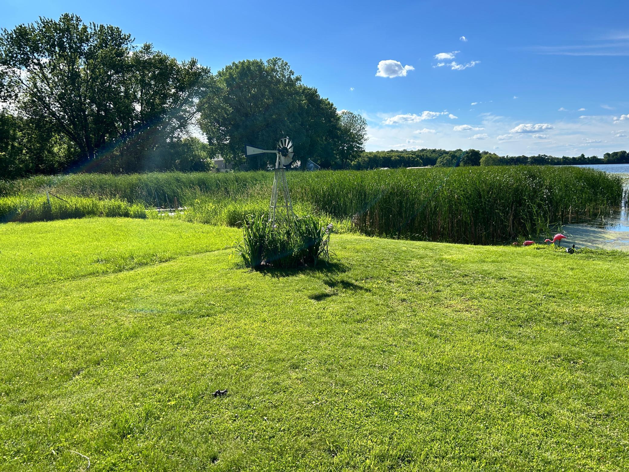 View to the west from the deck.