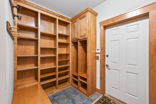 Thoughtfully designed built-ins create an elegant drop zone that keeps everyday life beautifully organized.