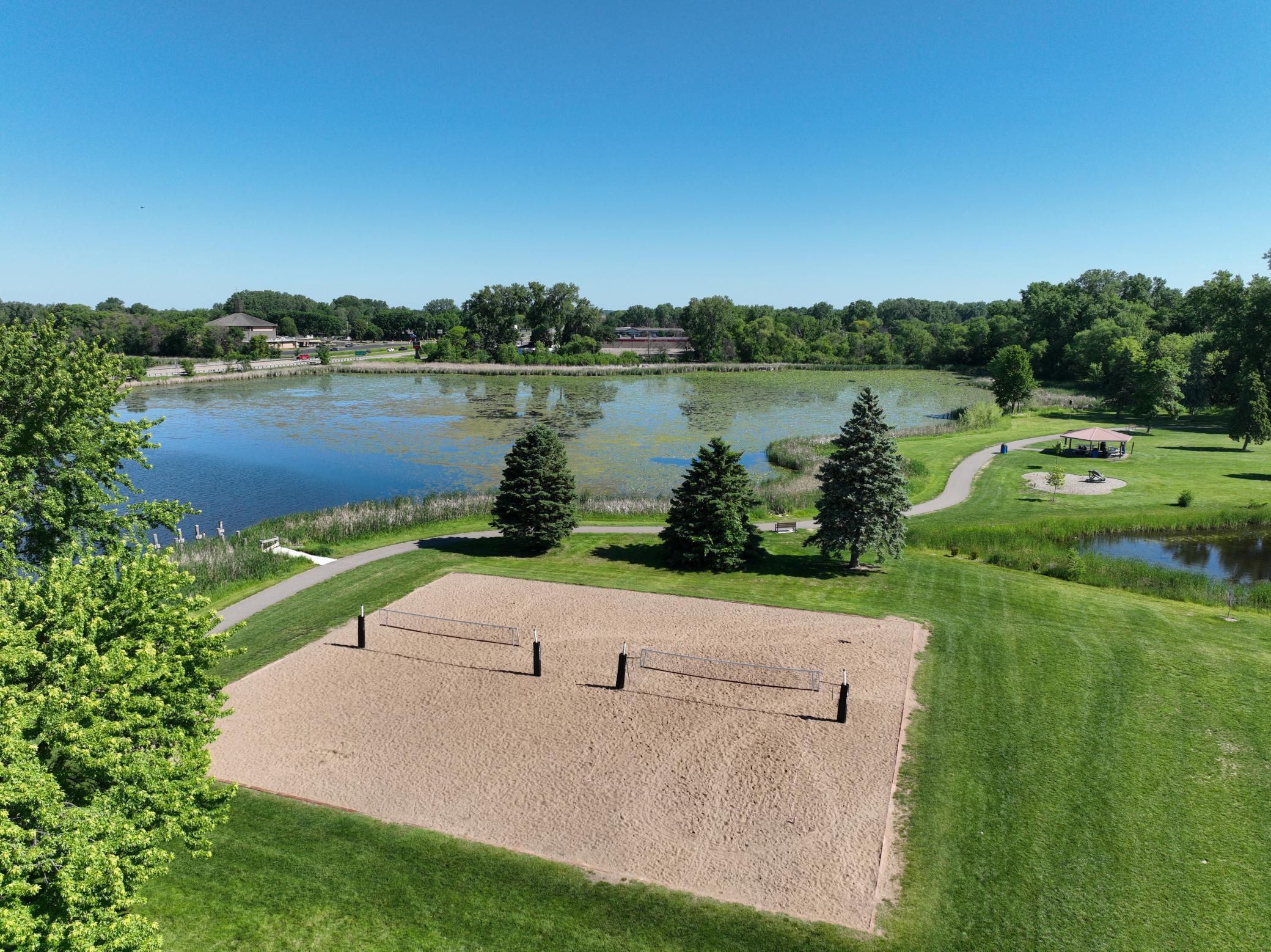 Sand Volleyball courts also at Moore Lake Park...outstanding park space just a couple blocks away!