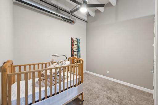 Entering the second bedroom from the hallway.