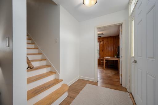 Entry with access to both living and main level bedroom.