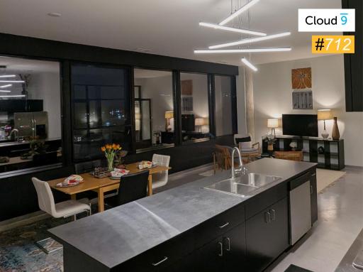 Seamless flow between living room and kitchen enhances everyday living.