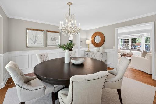 Generous Dining Room Space - Can Accommodate Large Round Table