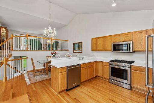 Open and bright throughout! Great for having friends over!