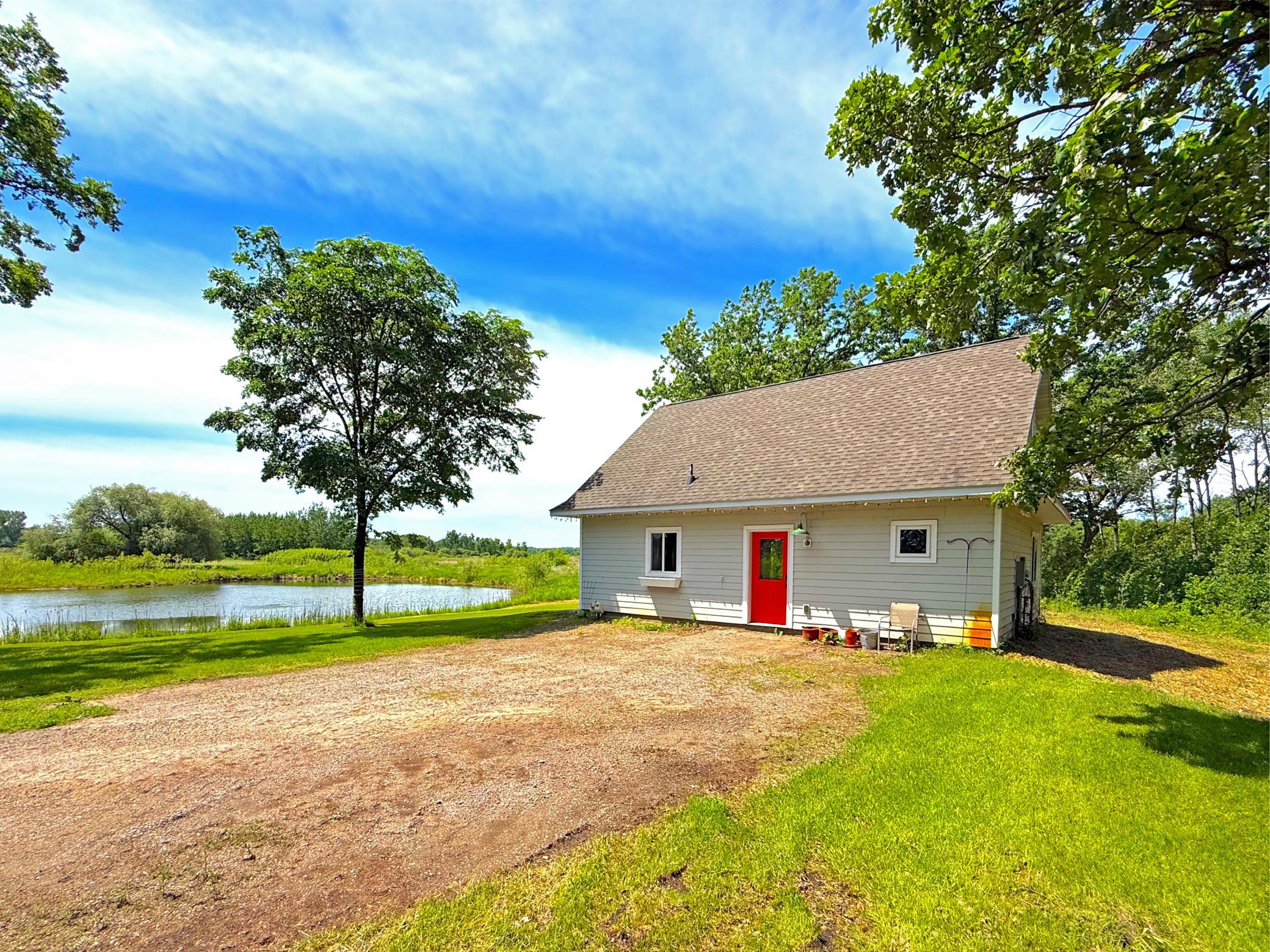 Already gutted and ready for your finishing touches, the bunkhouse presents endless possibilities as a guest retreat, studio, or recreational space.