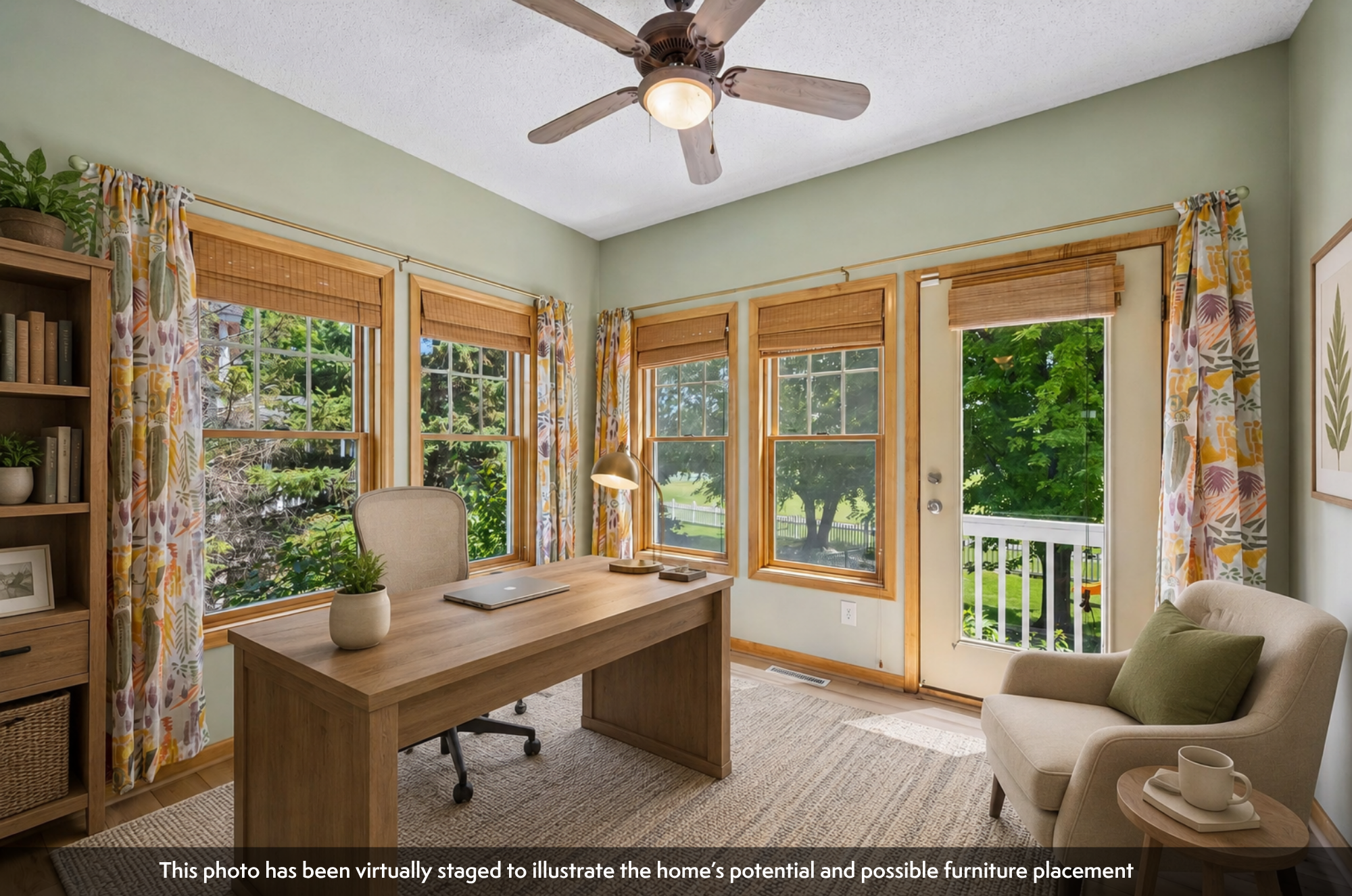 This photo been virtually staged to illustrate the home’s potential and possible furniture placement.