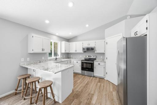 Updated kitchen with Granite counter tops