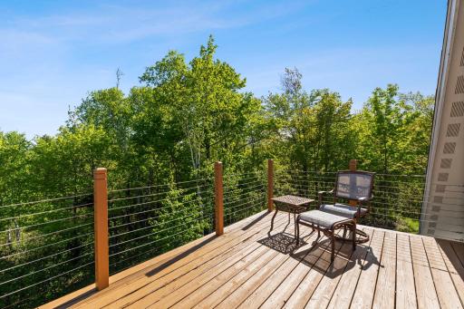 Private deck off BR 2 - views of Lake Superior