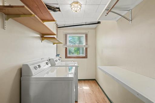 Laundry Room adjacent to the Front Door and Garage Entrances.