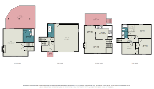 Floor Plan - All Measurements are Approximate.