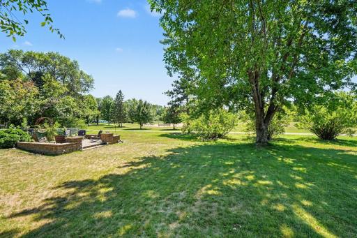 View of the Park and Fire Gathering Patio!