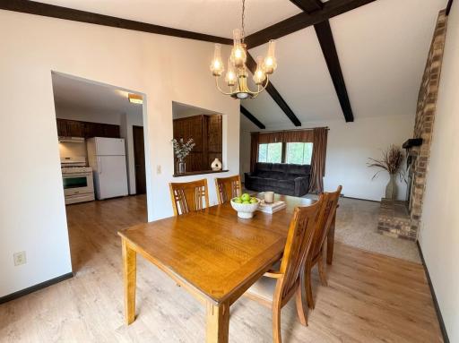 Dining Room - AI-Enhanced & Staged