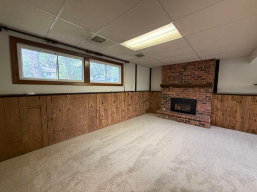 Family Room in Basement