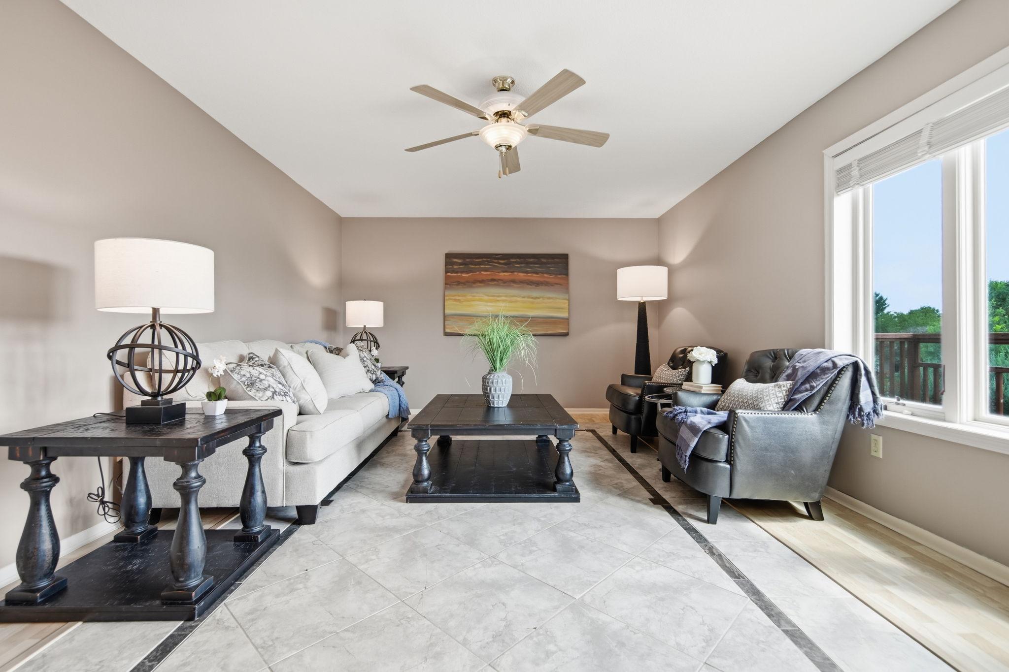 Main floor family room.