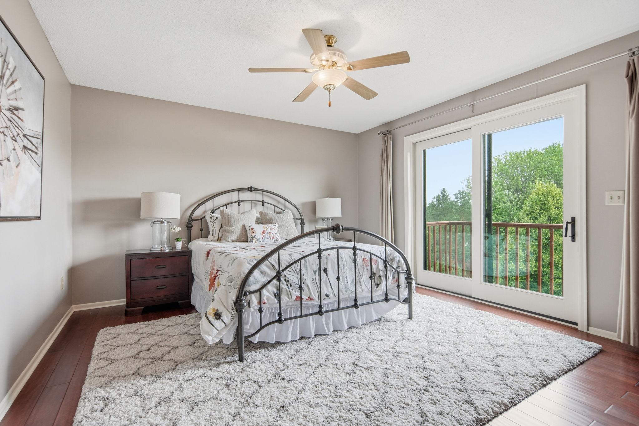 Upper level primary bedroom.