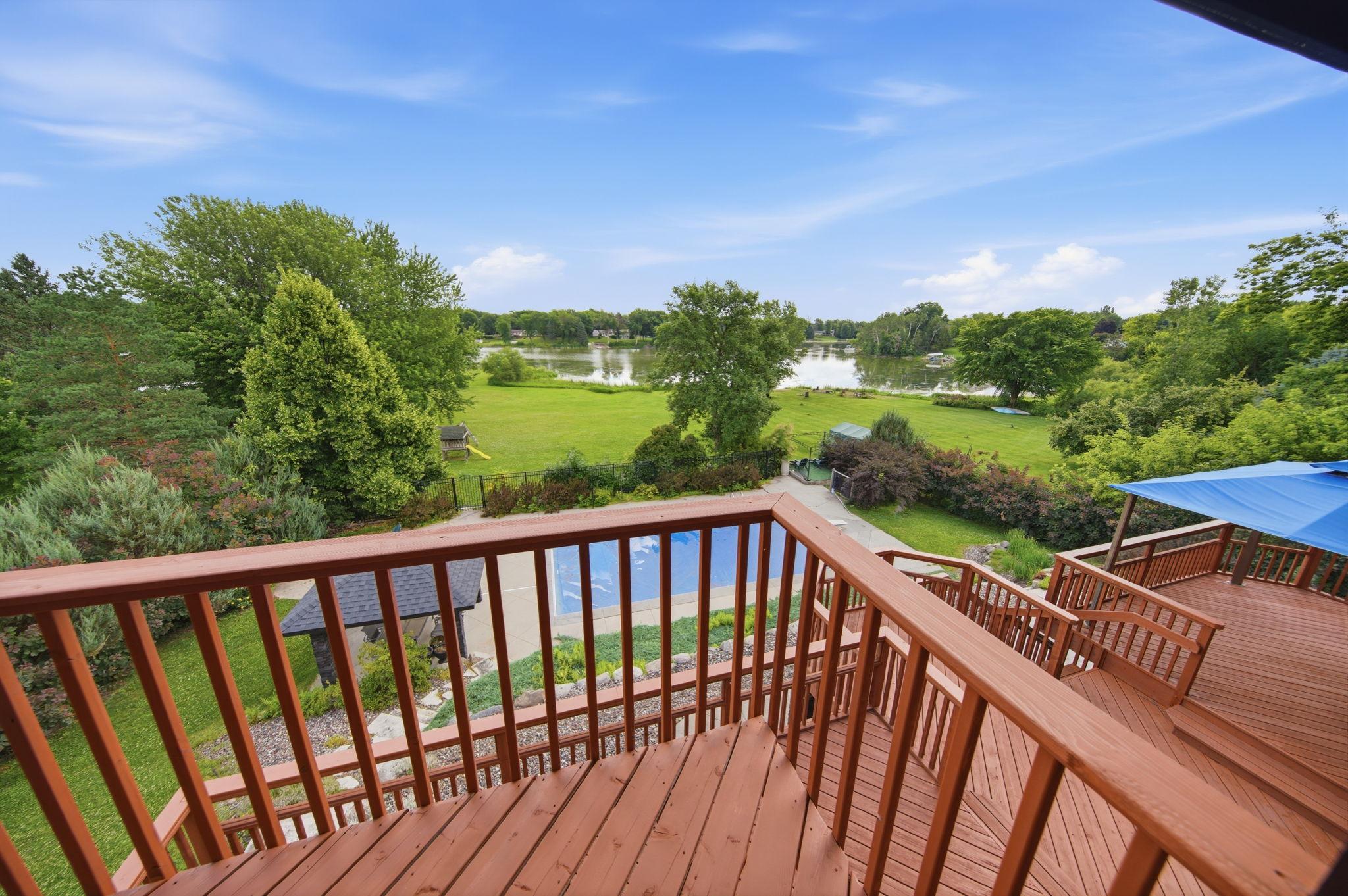 View from the primary bedroom terrace!