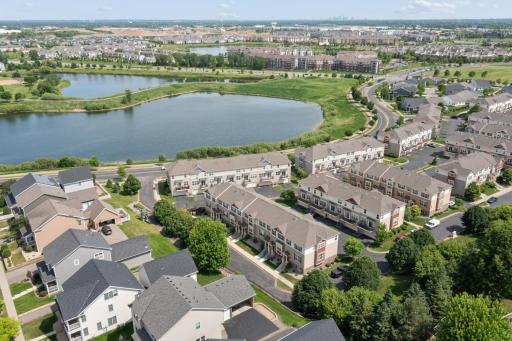 This prime location places you within minutes of everything Arbor Lakes has to offer. Premier shopping, popular restaurants, entertainment, Community Center, library, Central Park, and the newly updated Ice Arena.