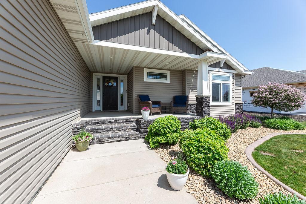 Covered front porch
