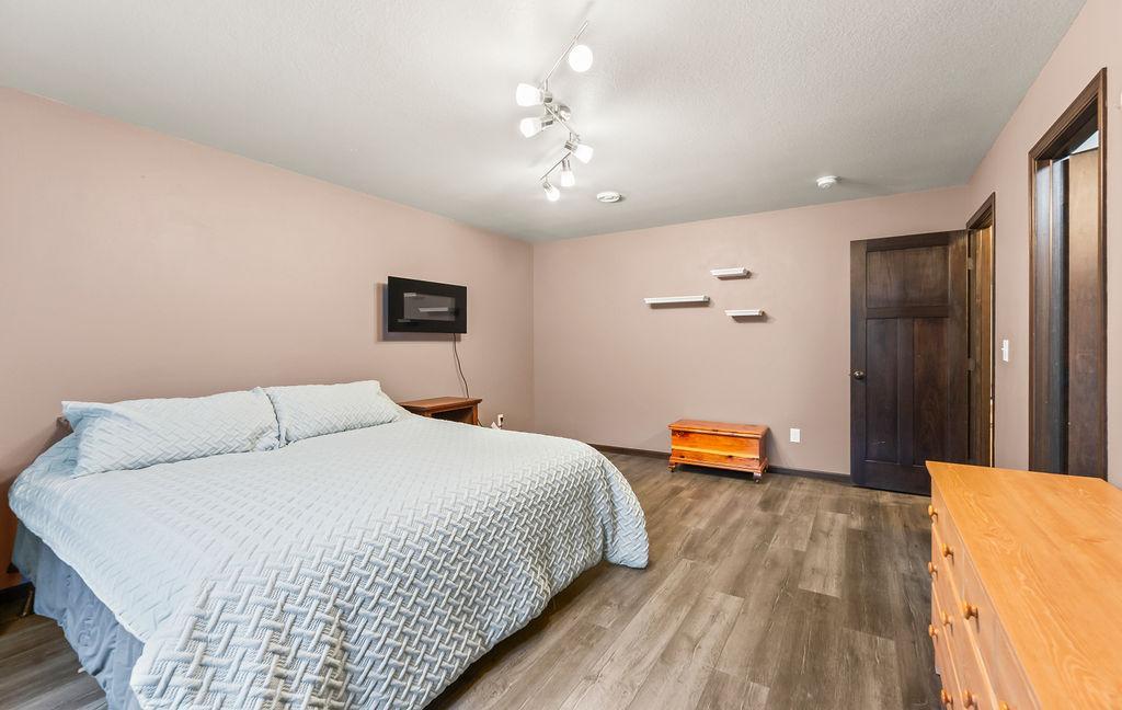Bedroom 4 of 5 (lower) w/ electric fireplace