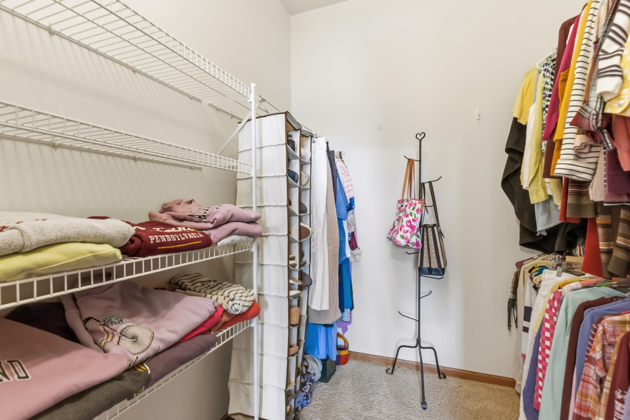 7x6-ft Owner's Walk-In Closet.