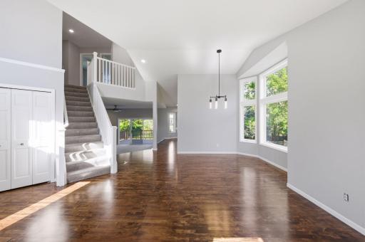 Large open area that's perfect for entertaining guests.