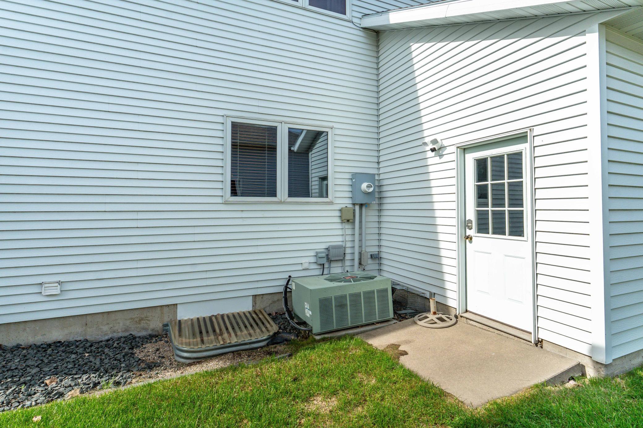 SIDE OF HOME OFF GARAGE
