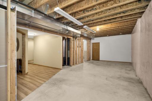 Lower-Level Future Finish - The unfinished Lower Level offers an excellent opportunity to add equity with plenty of space for future finishing and storage.