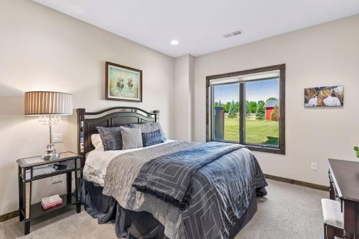 Lower-level - fourth bedroom, newly painted and new carpet!