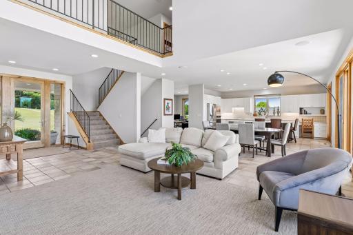 Great room - perfect for casual family gatherings and entertaining