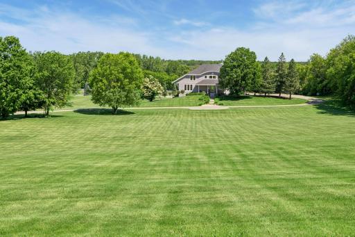 Gently rolling, sweeping lawns, room for the outbuilding of your dreams.