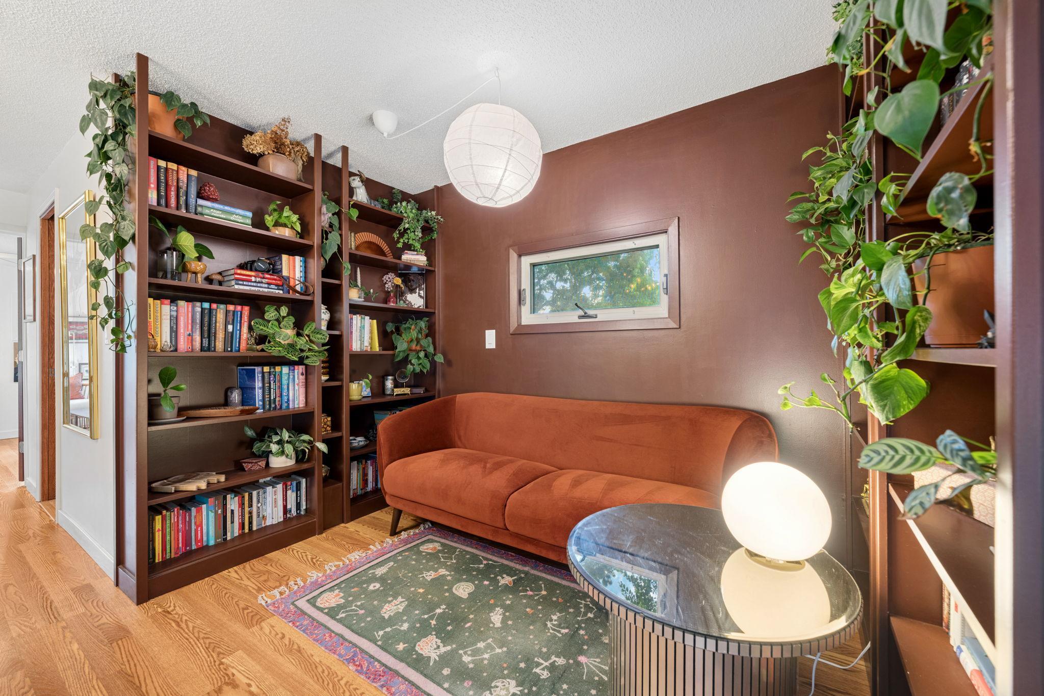 Immerse yourself in your favorite book in this dreamy library nook!