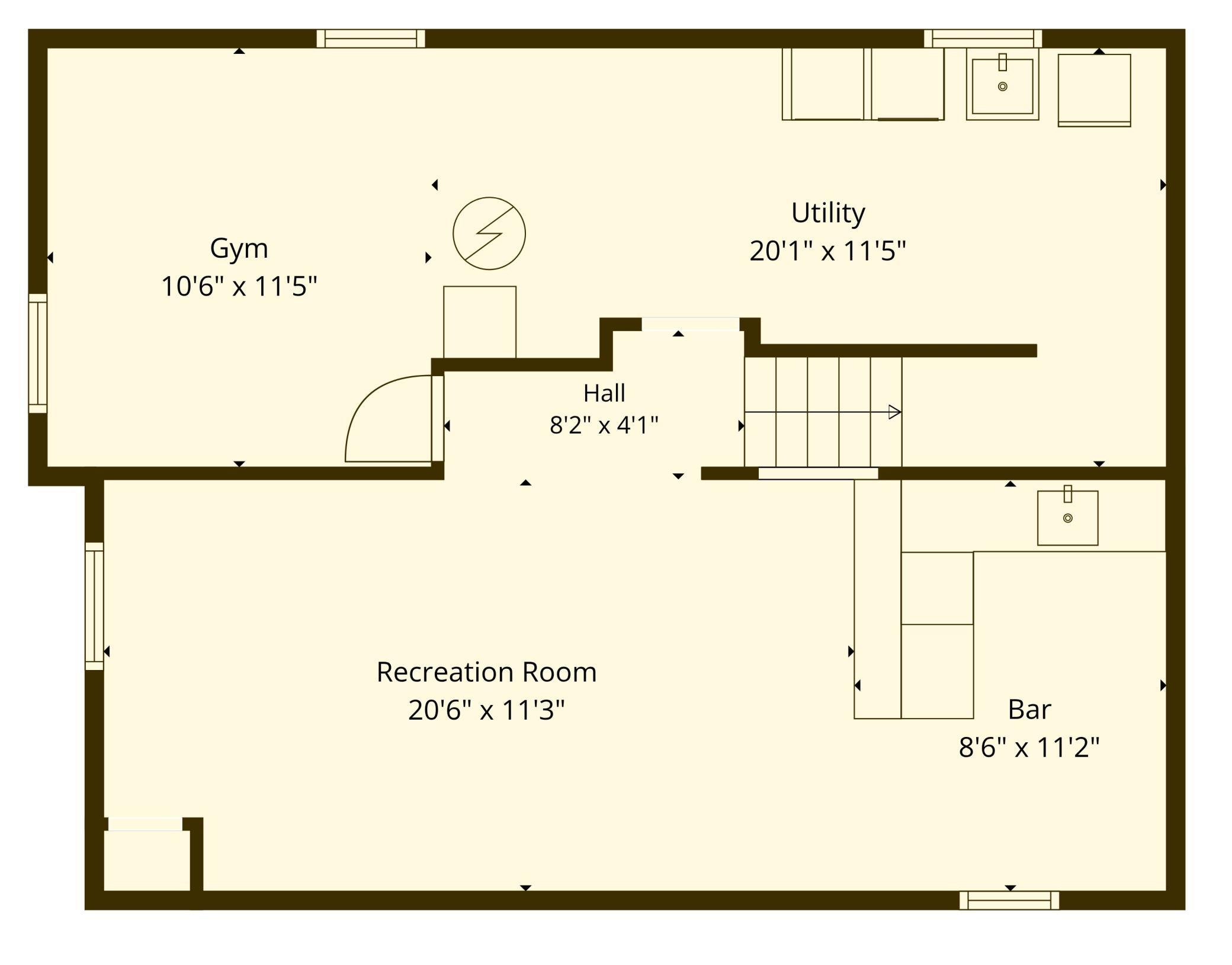 Lower Level floor Plan