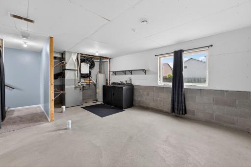 Basement- New Washer and Dryer in 2025