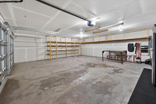 Garage w/Shelving for Storage